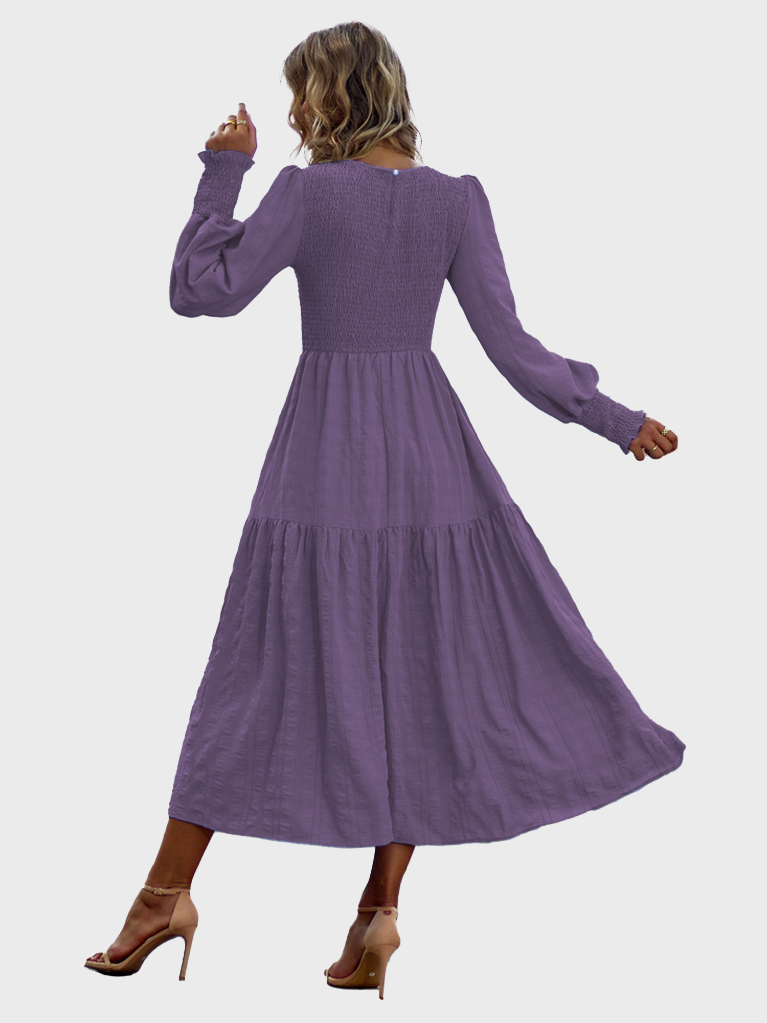 High-Grade  Elastic Billowing Dress