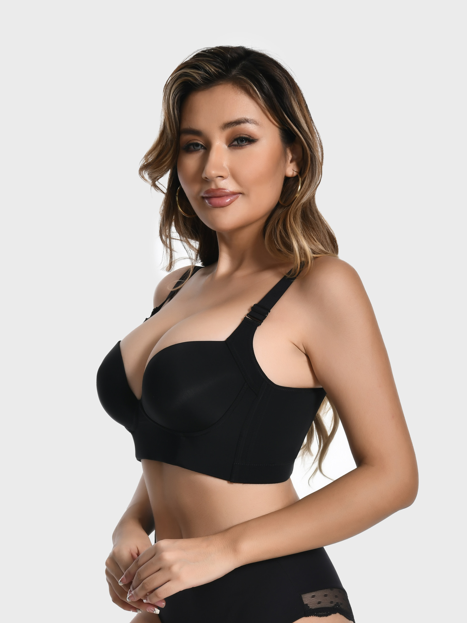 Sculpting Wide Band Big Bust Support Bra