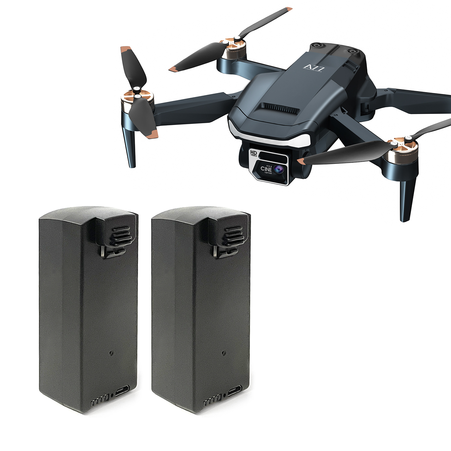 Li-ion Battery (2 Pieces) for CHUBORY A77 Drone