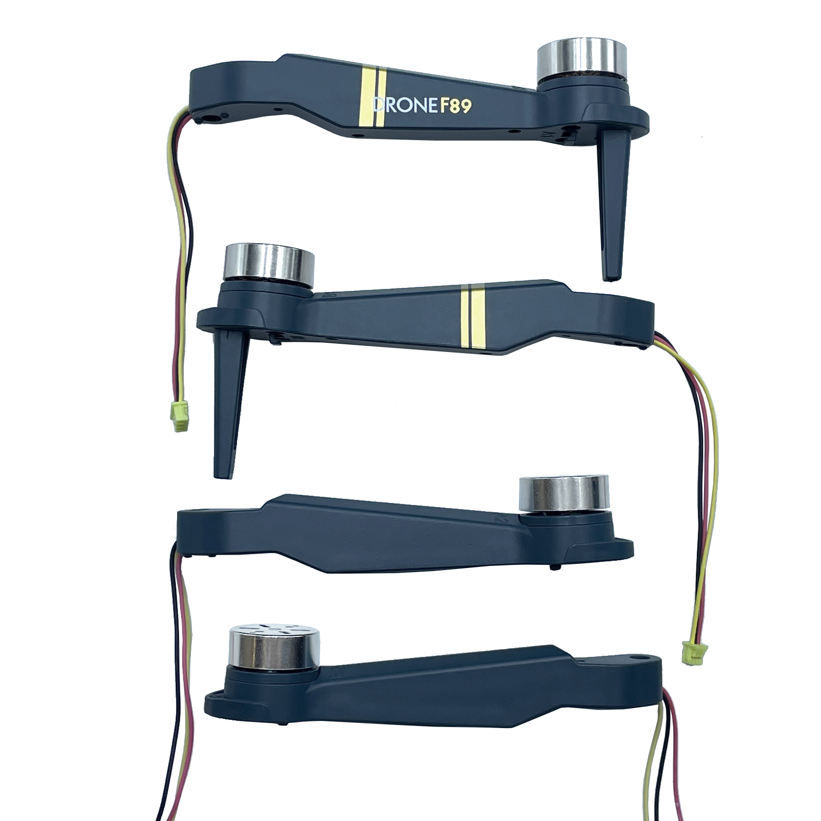 4 Replacement Arms with Motors for CHUBORY F89 Drone