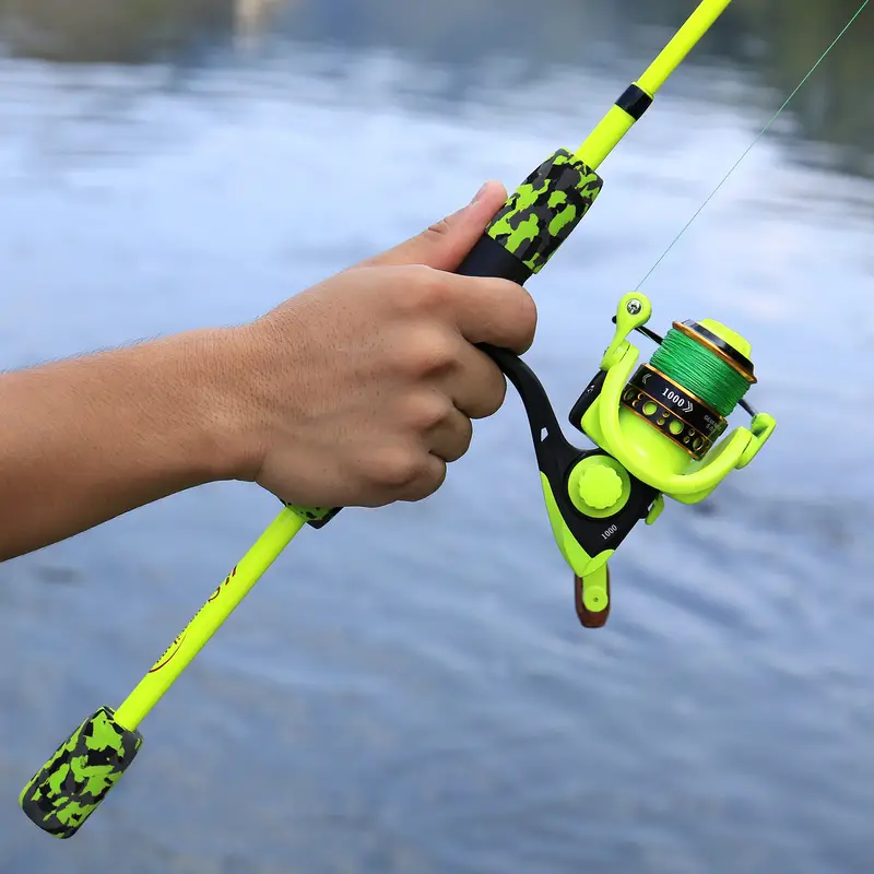 Conjunto de vara de pesca Sougayilang Combo de pesca para viagem detalhes 7