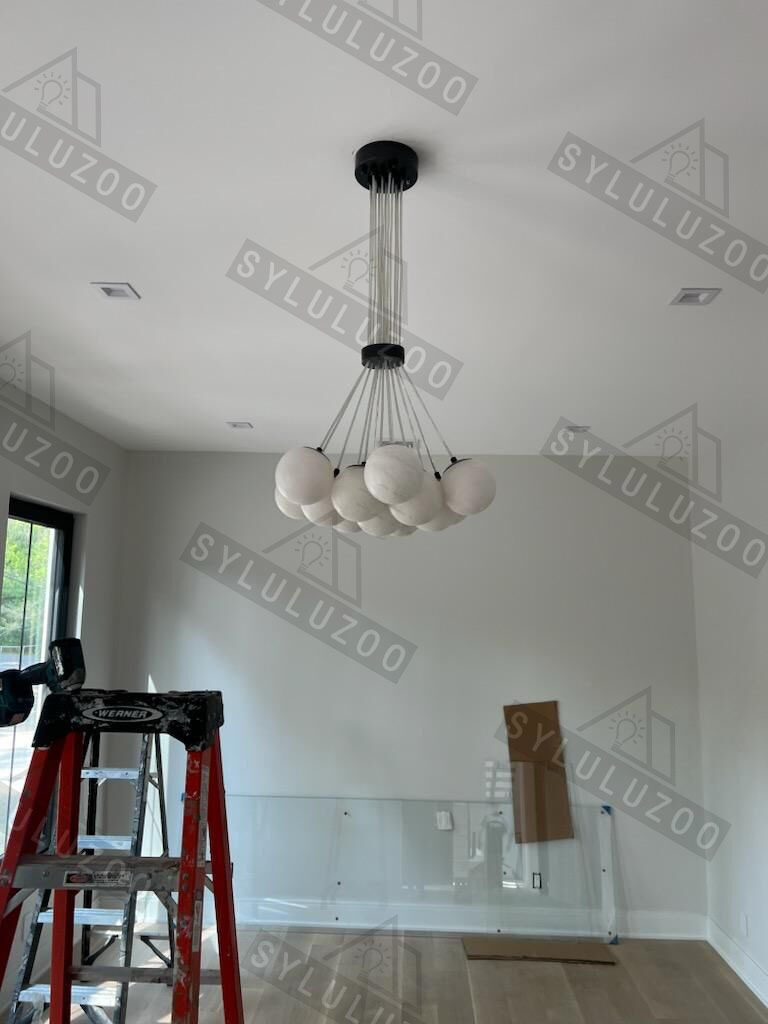 Marble Lorry Ball Chandelier