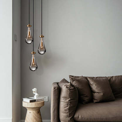 Raindrop Glass Pendant Lighting