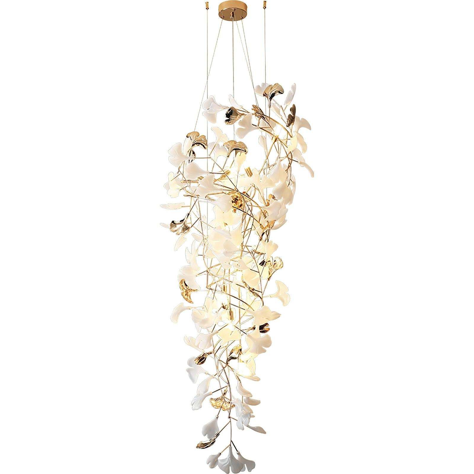 Gingko chandelier with Long Branch-Sylvia Space