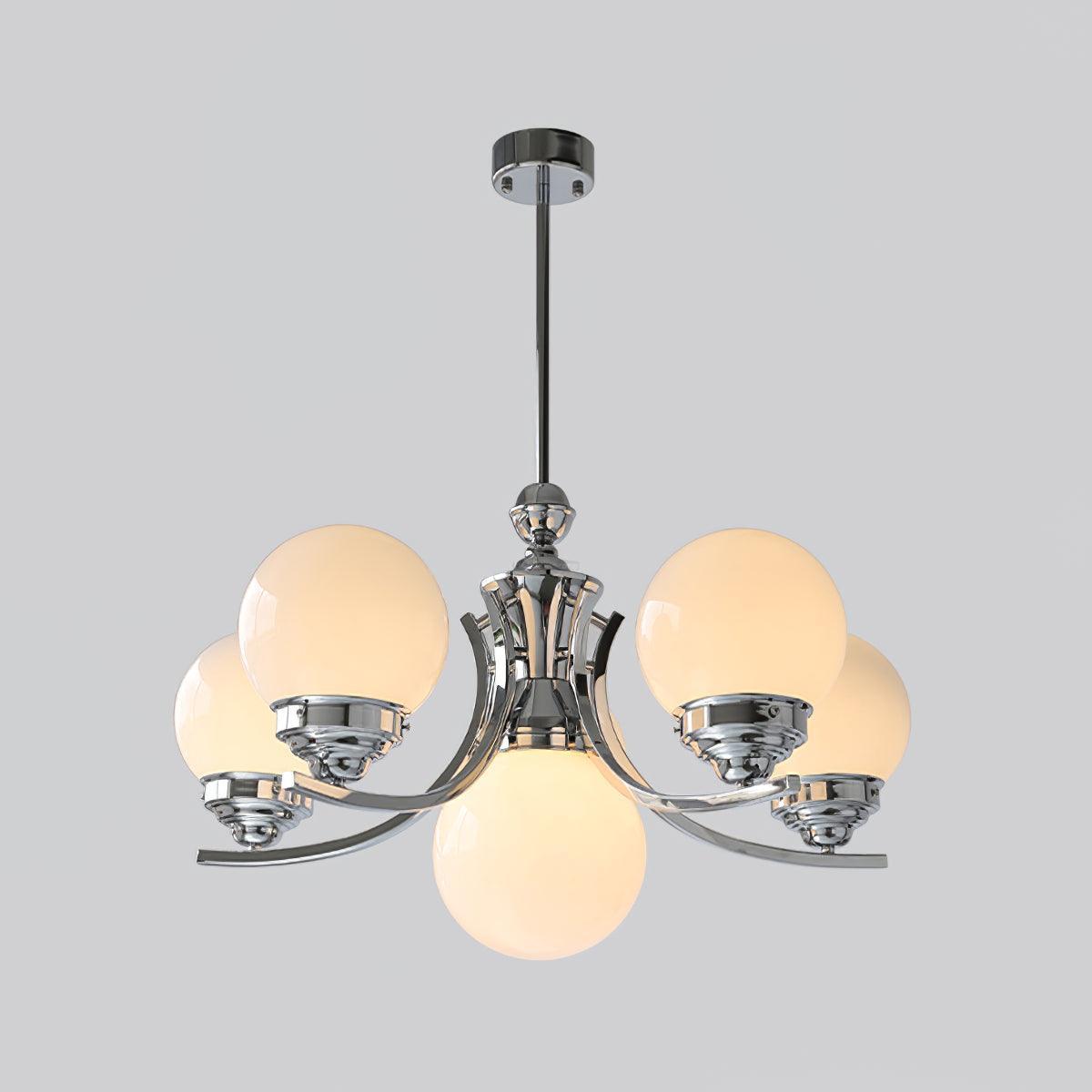 Dewdrop Globe Chandelier ∅ 21.7″-Sylvia Space