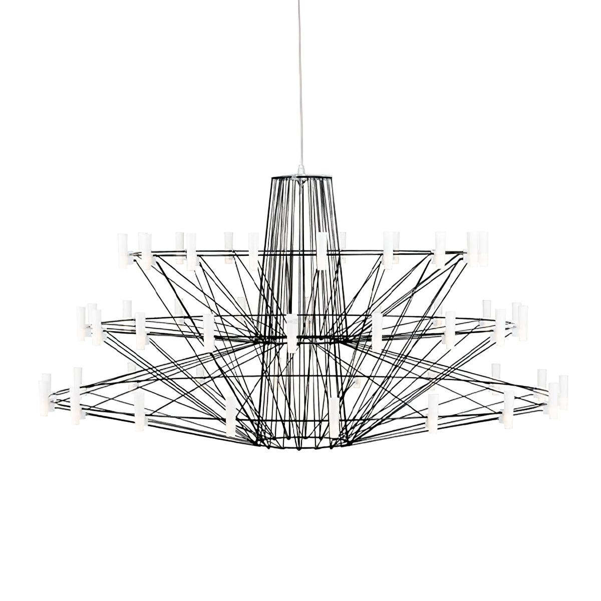 Sky Ballet Chandelier ∅ 33.5″ ~∅ 39.8″-Sylvia Space