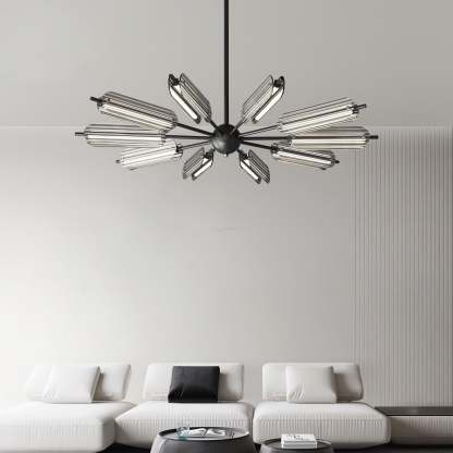 Sputnik Brass Chandelier with 6/8/10 heads-Sylvia Space