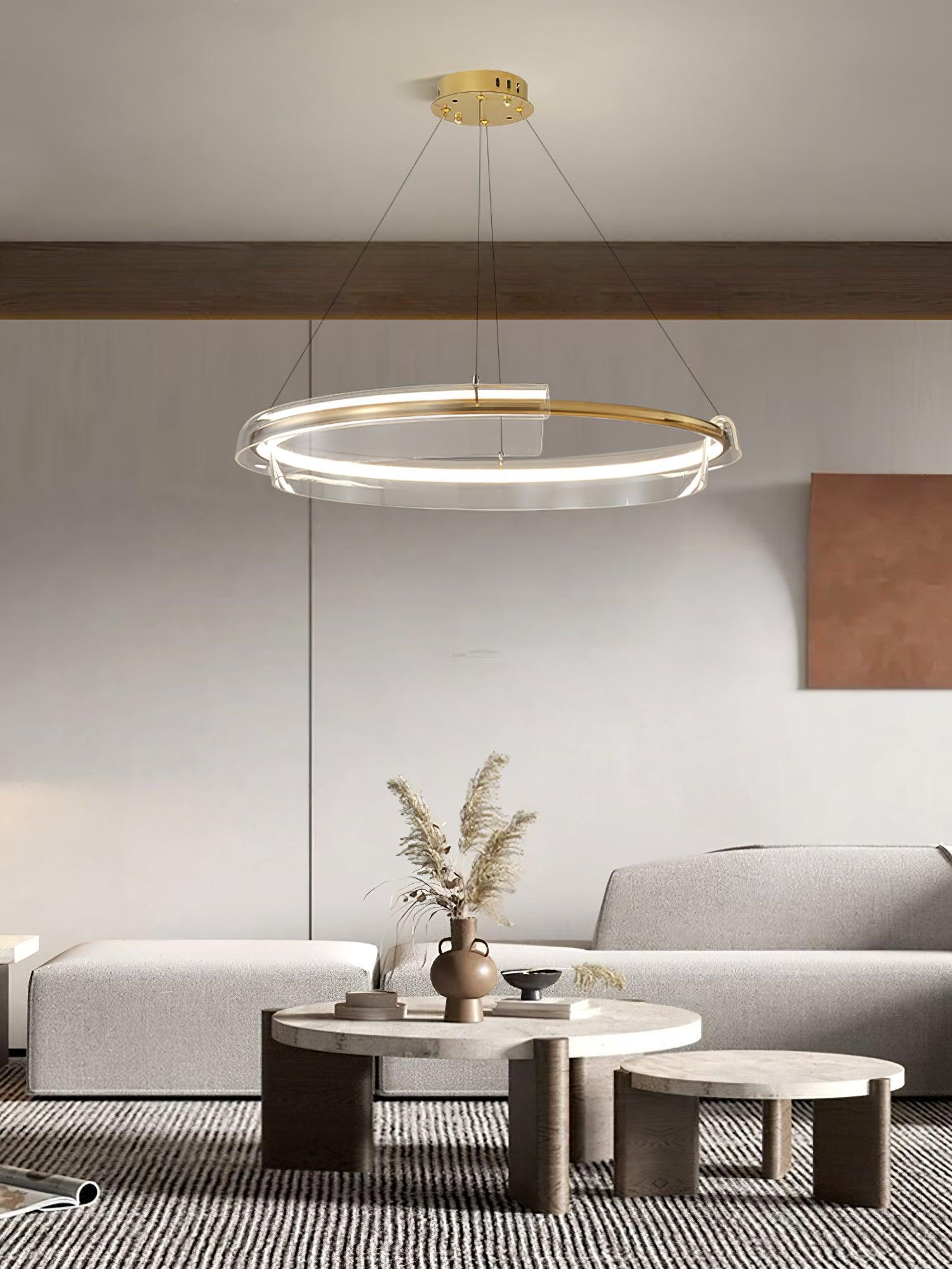Solstice LED Chandelier ∅ 23.6″-Sylvia Space