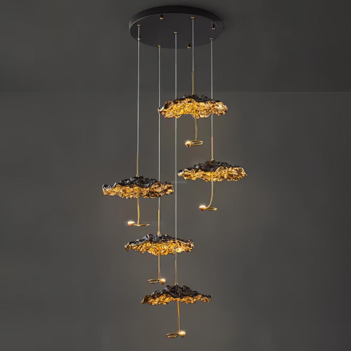 Brass Aviary Constellation Chandelier with 1/3/6/10/17/22 heads-Sylvia Space