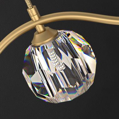 Eara Crystal Chandelier with 3/5/7 heads-Sylvia Space