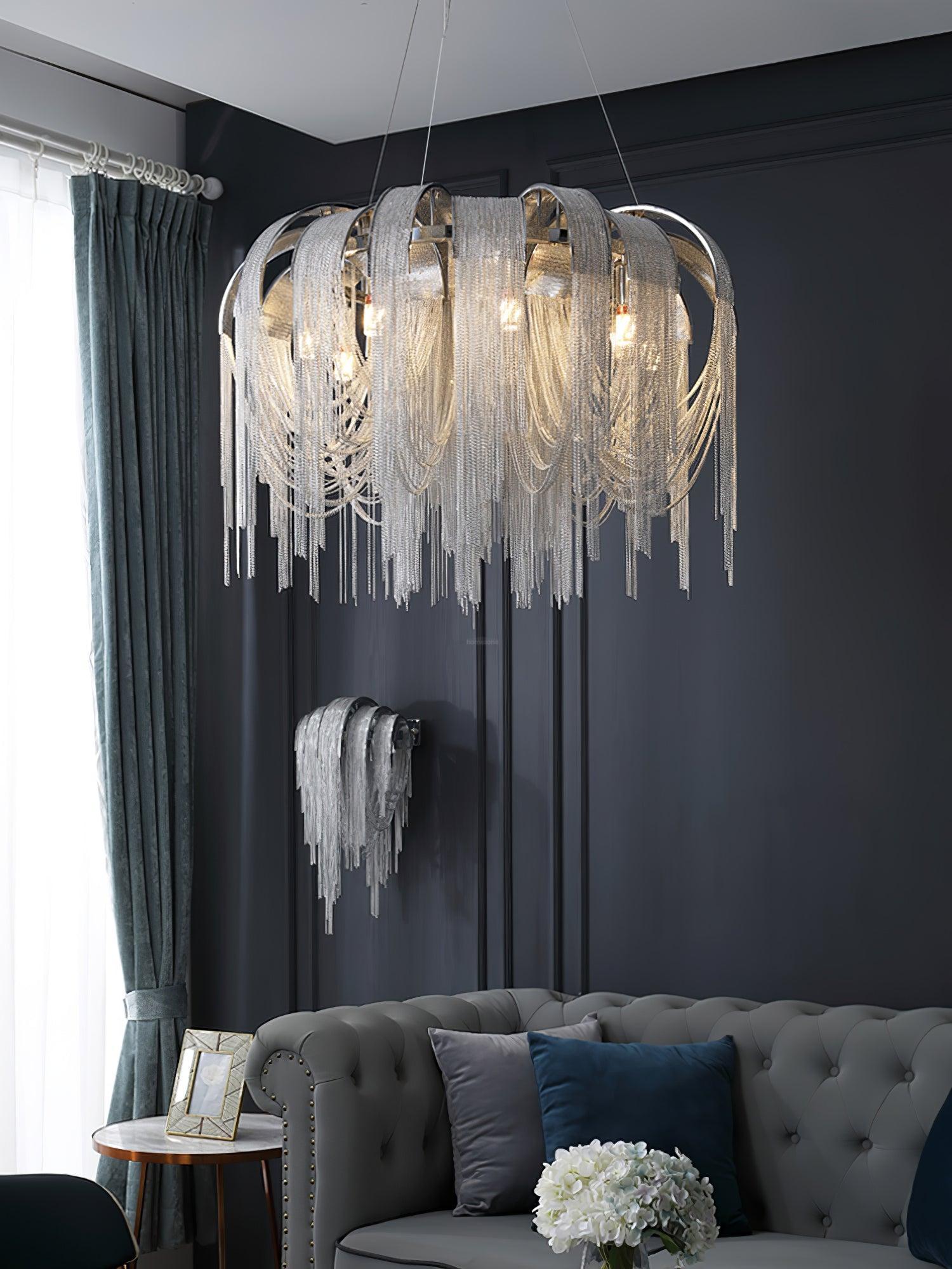 Length Chains Chandelier ∅ 23.6″-Sylvia Space