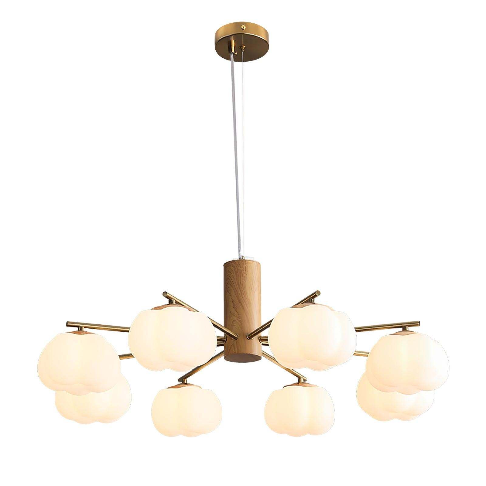Cotton Balls Round/Linear Chandelier-Sylvia Space