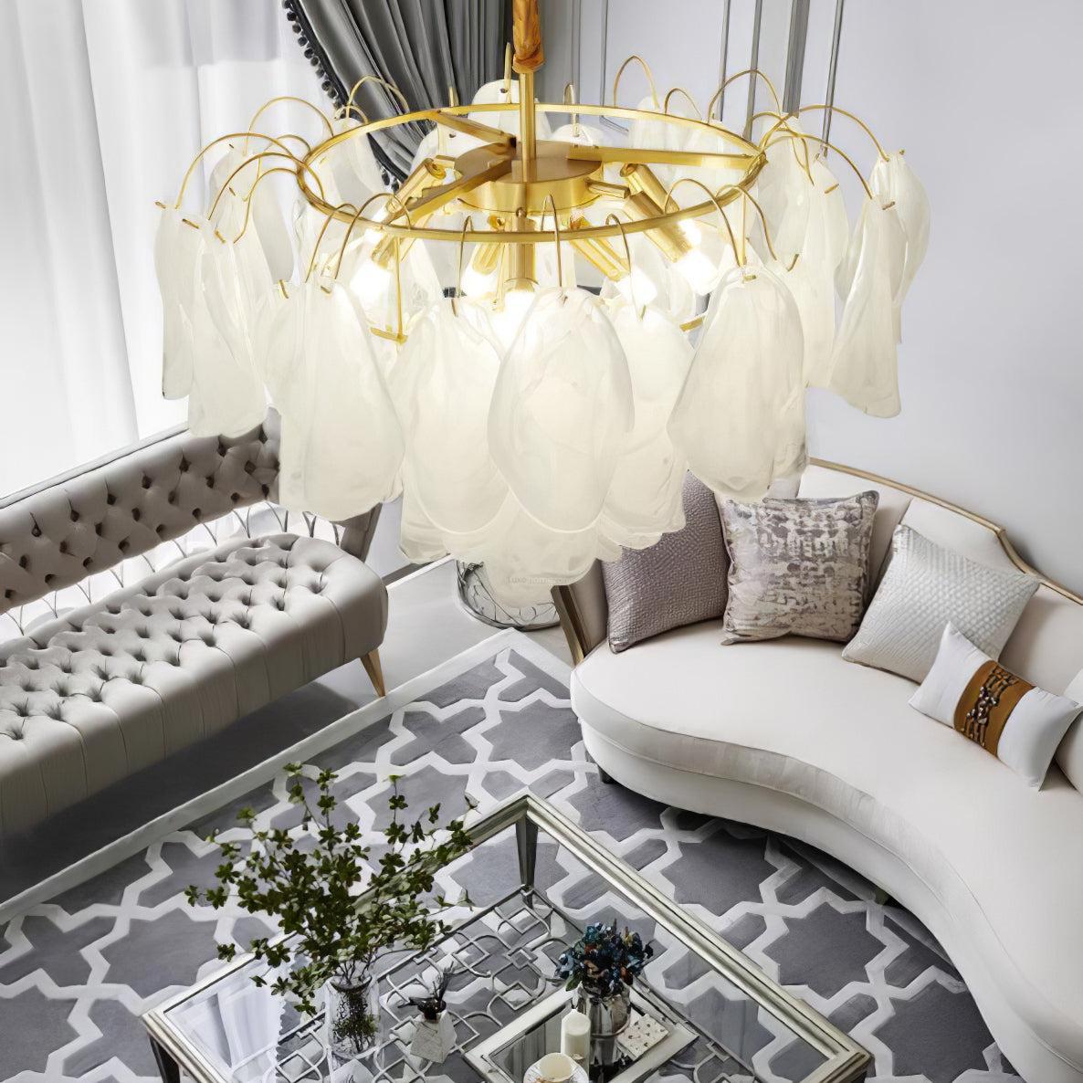 Multi Tier Cloud Glass Pendant-Sylvia Space