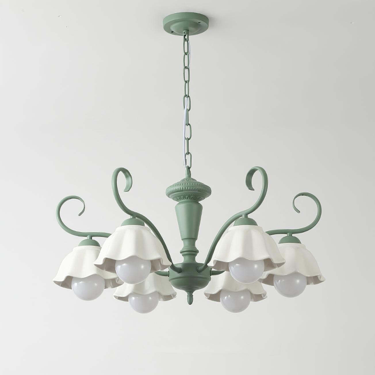 Savoy Flower Chandelier with 3/6/8 heads-Sylvia Space