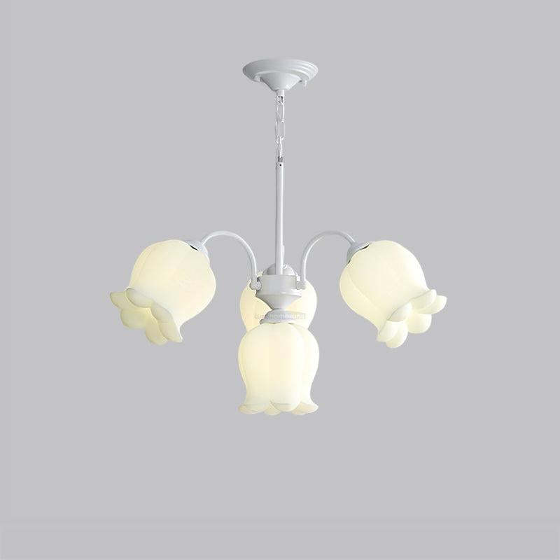 Lilium Cluster Chandelier with 3+1/5+1/6+1/8+1 heads-Sylvia Space