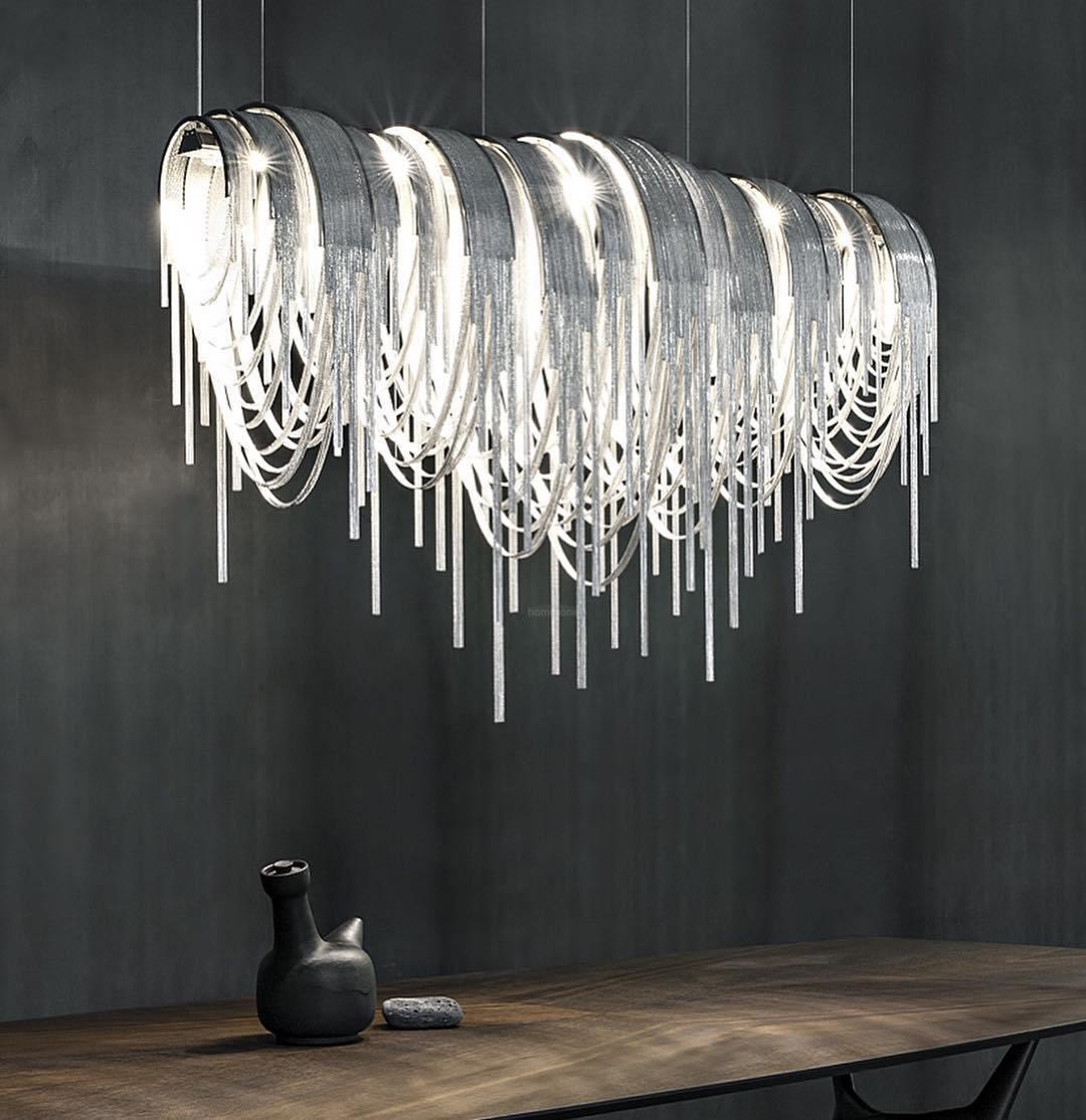 Length Chains Chandelier ∅ 23.6″-Sylvia Space