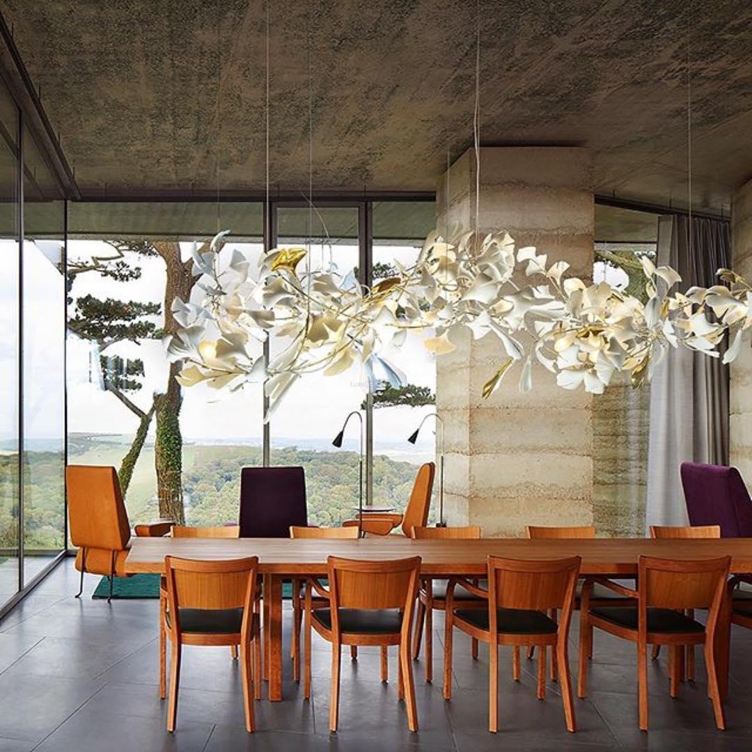 Gingko Chandelier Style E-Sylvia Space
