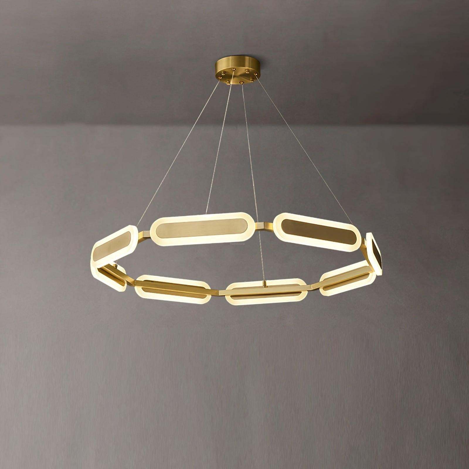 Swirl Chandelier ∅ 27.7″-Sylvia Space