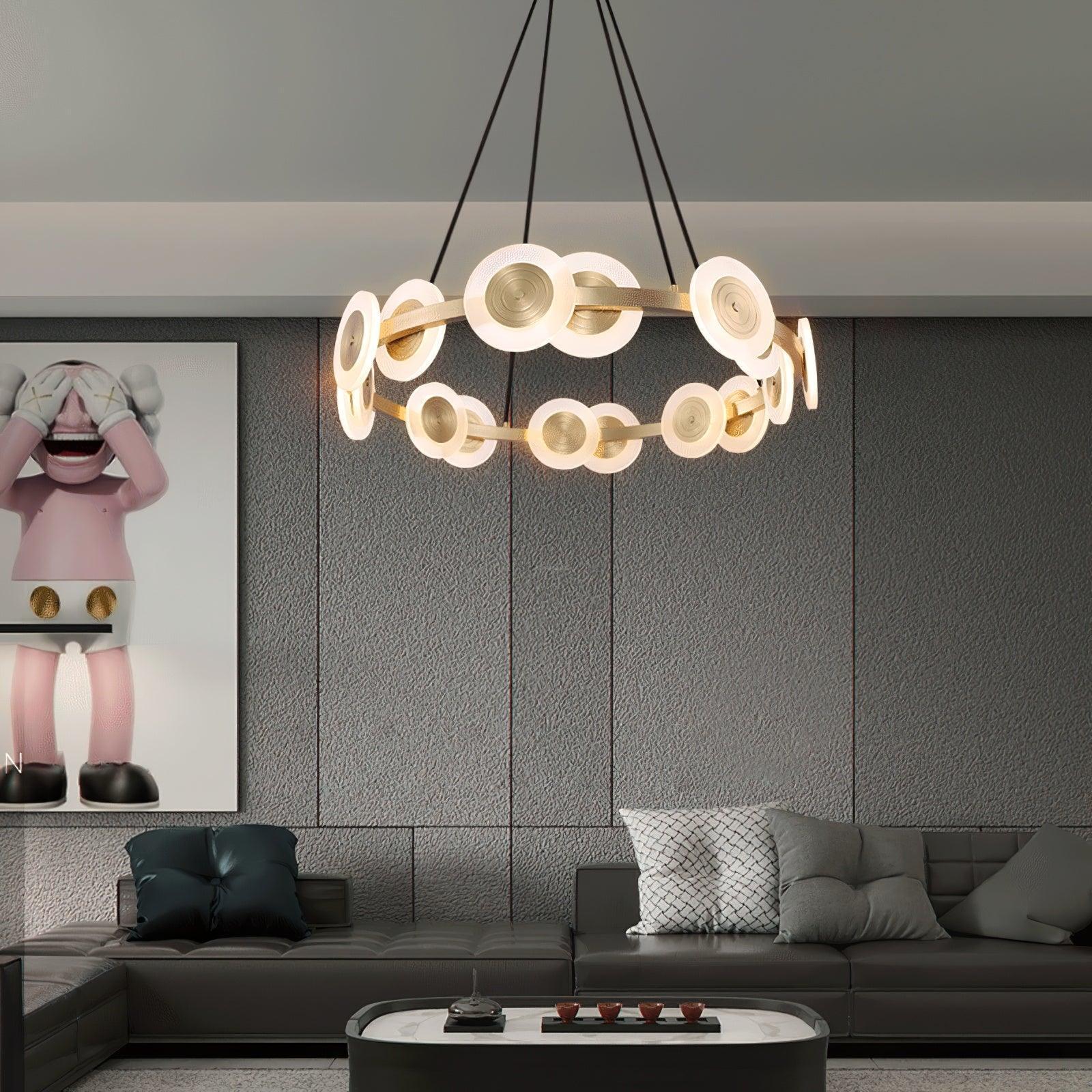 Samiya Nordic Chandelier ∅ 36.2″-Sylvia Space