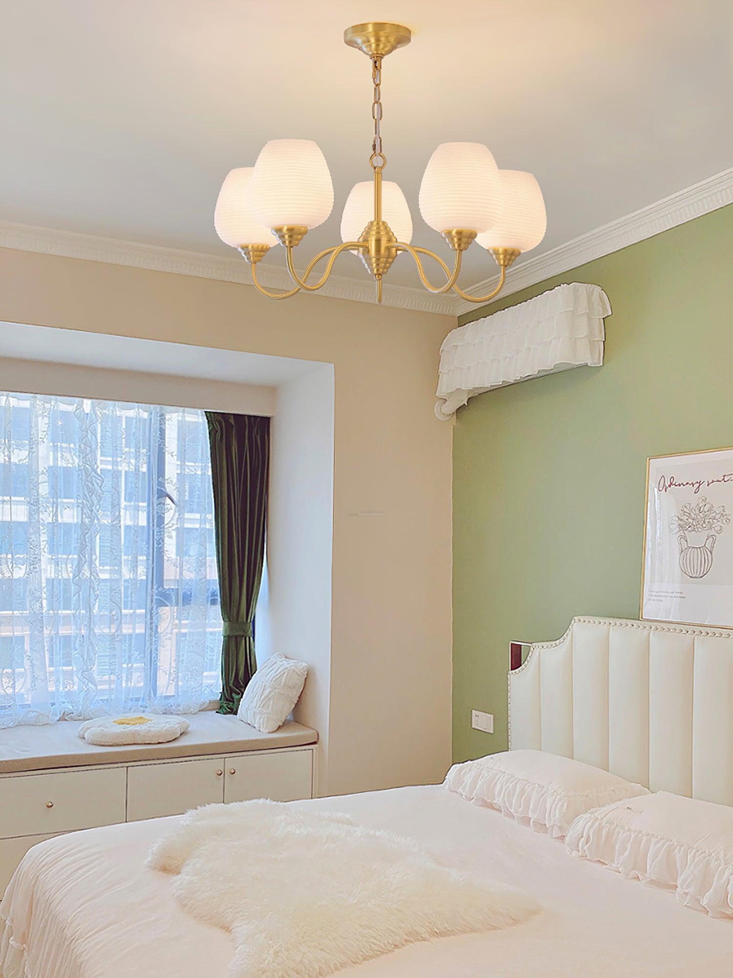 Endon Alton Chandelier with 3/5/8 heads-Sylvia Space