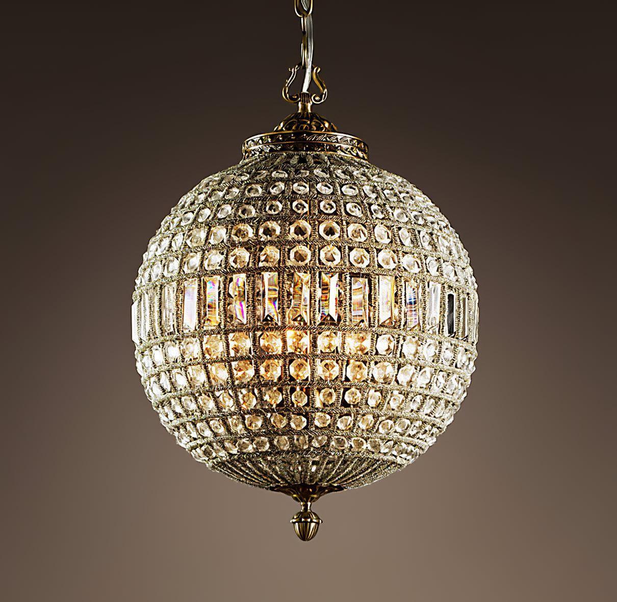 Traditional Globe Chandelier-Sylvia Space