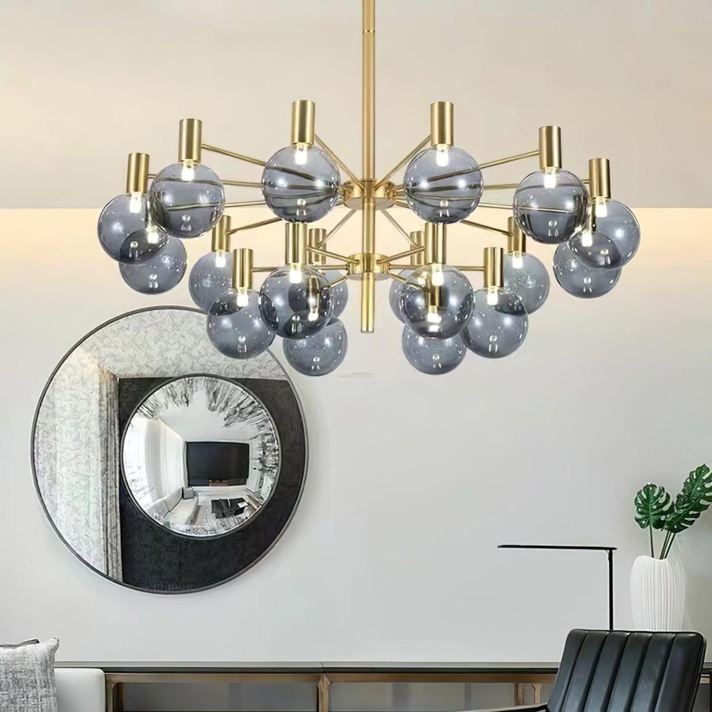 Selva Chandelier with 6/8/10/12/12+6 heads-Sylvia Space