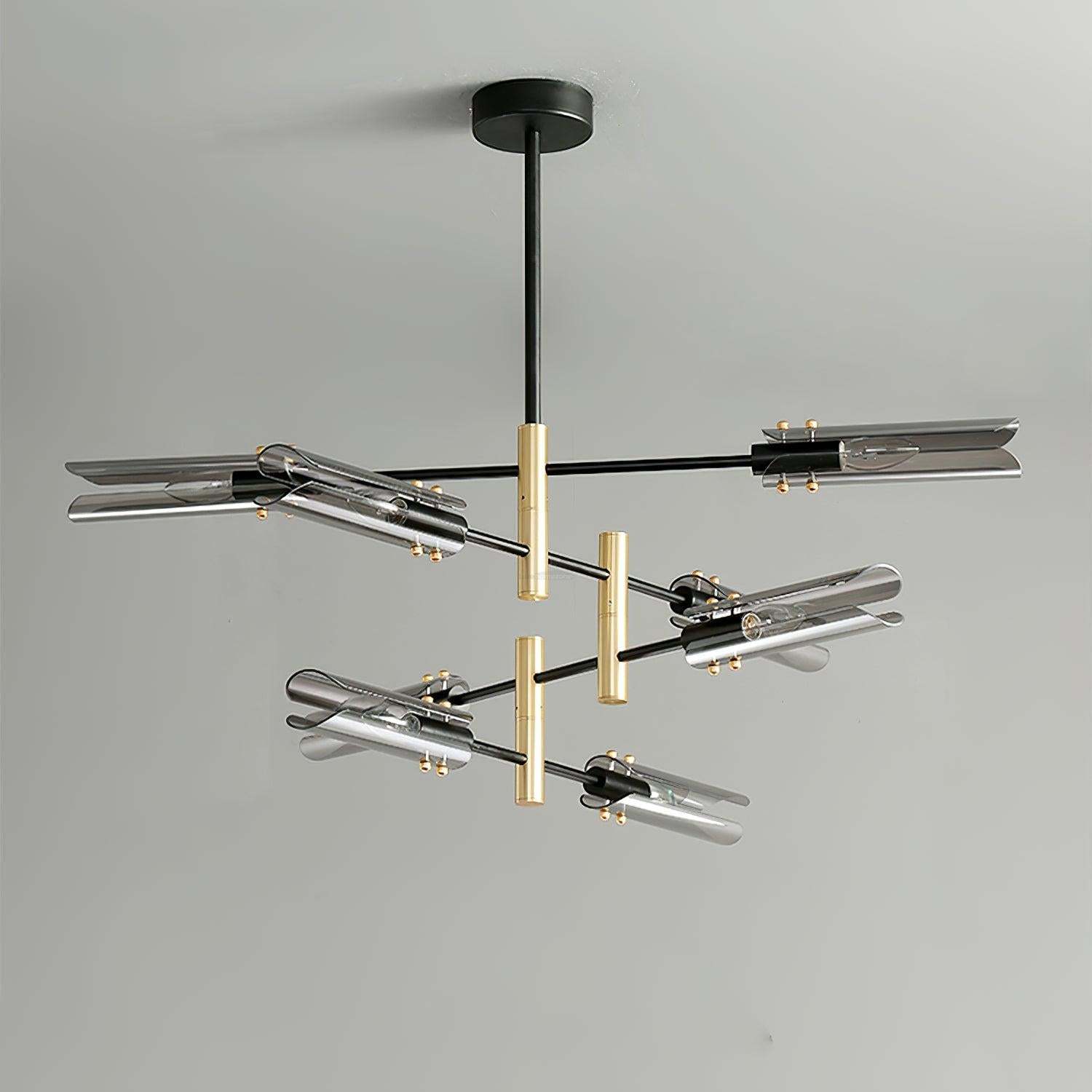 Astrid Double Chandelier with 4/6/8 heads-Sylvia Space