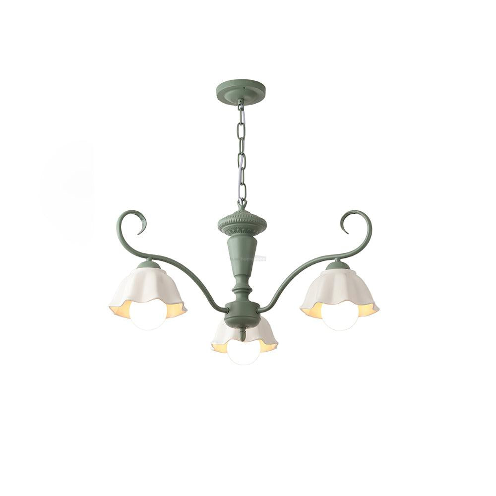 Savoy Flower Chandelier with 3/6/8 heads-Sylvia Space