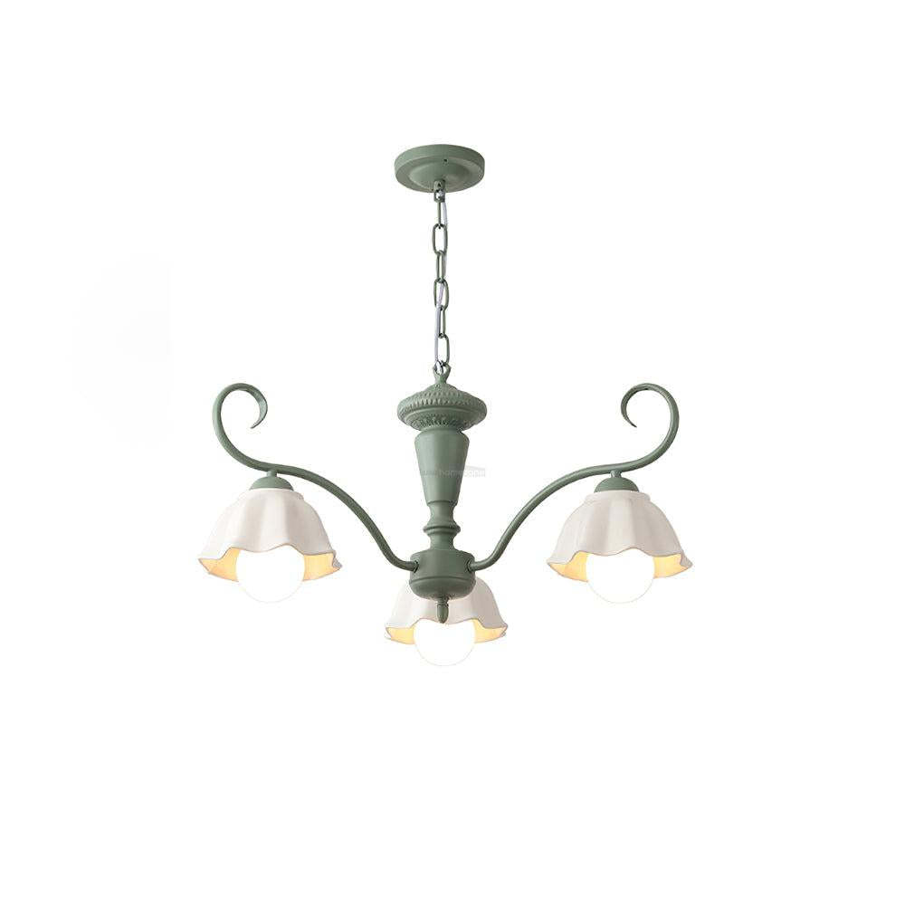 Savoy Flower Chandelier with 3/6/8 heads-Sylvia Space