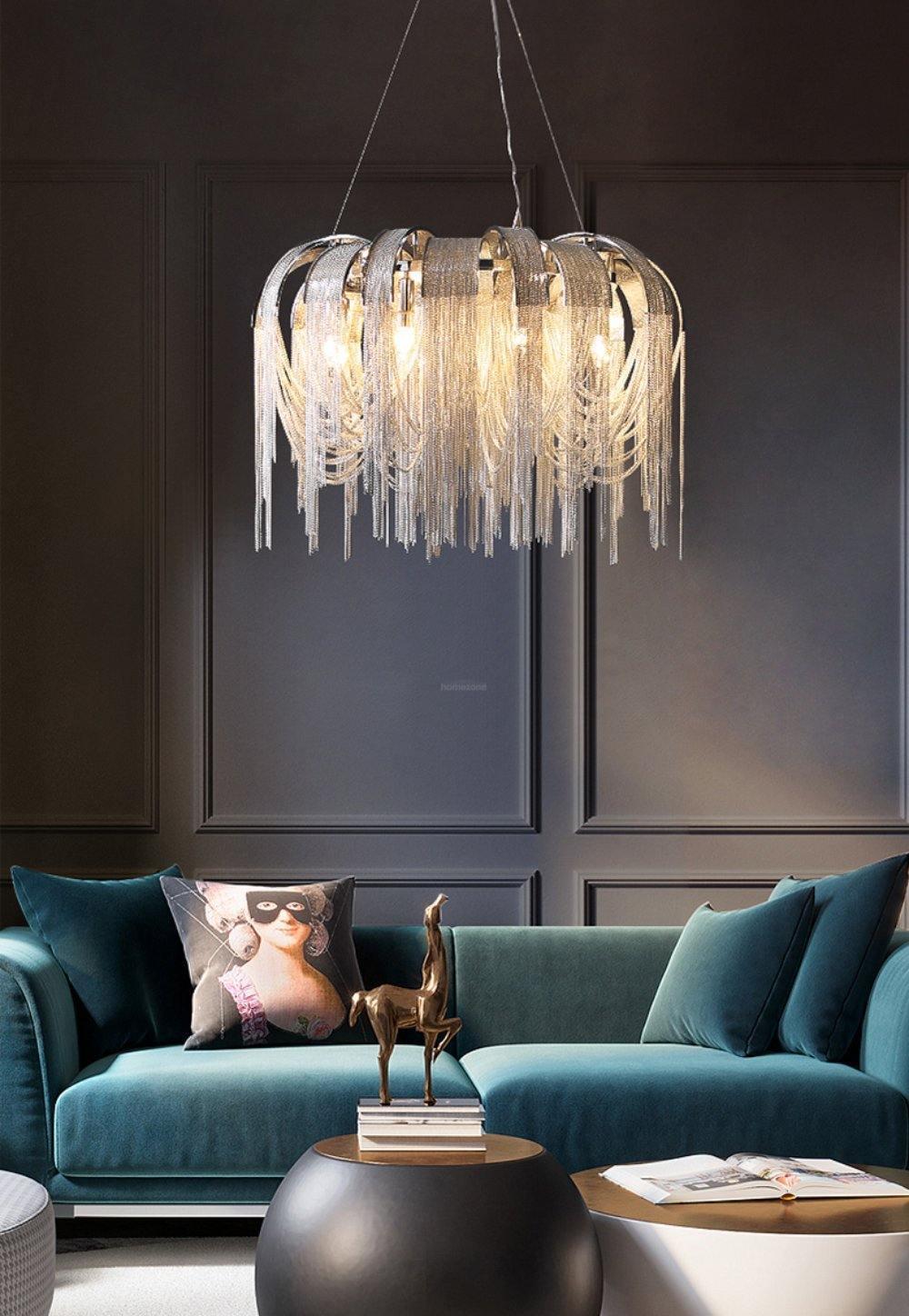 Length Chains Chandelier ∅ 23.6″-Sylvia Space