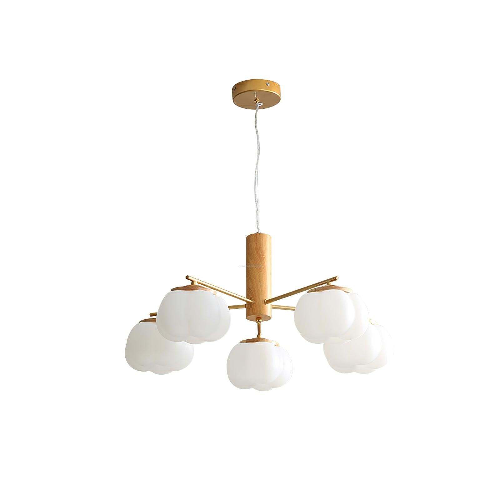 Cotton Balls Round/Linear Chandelier-Sylvia Space