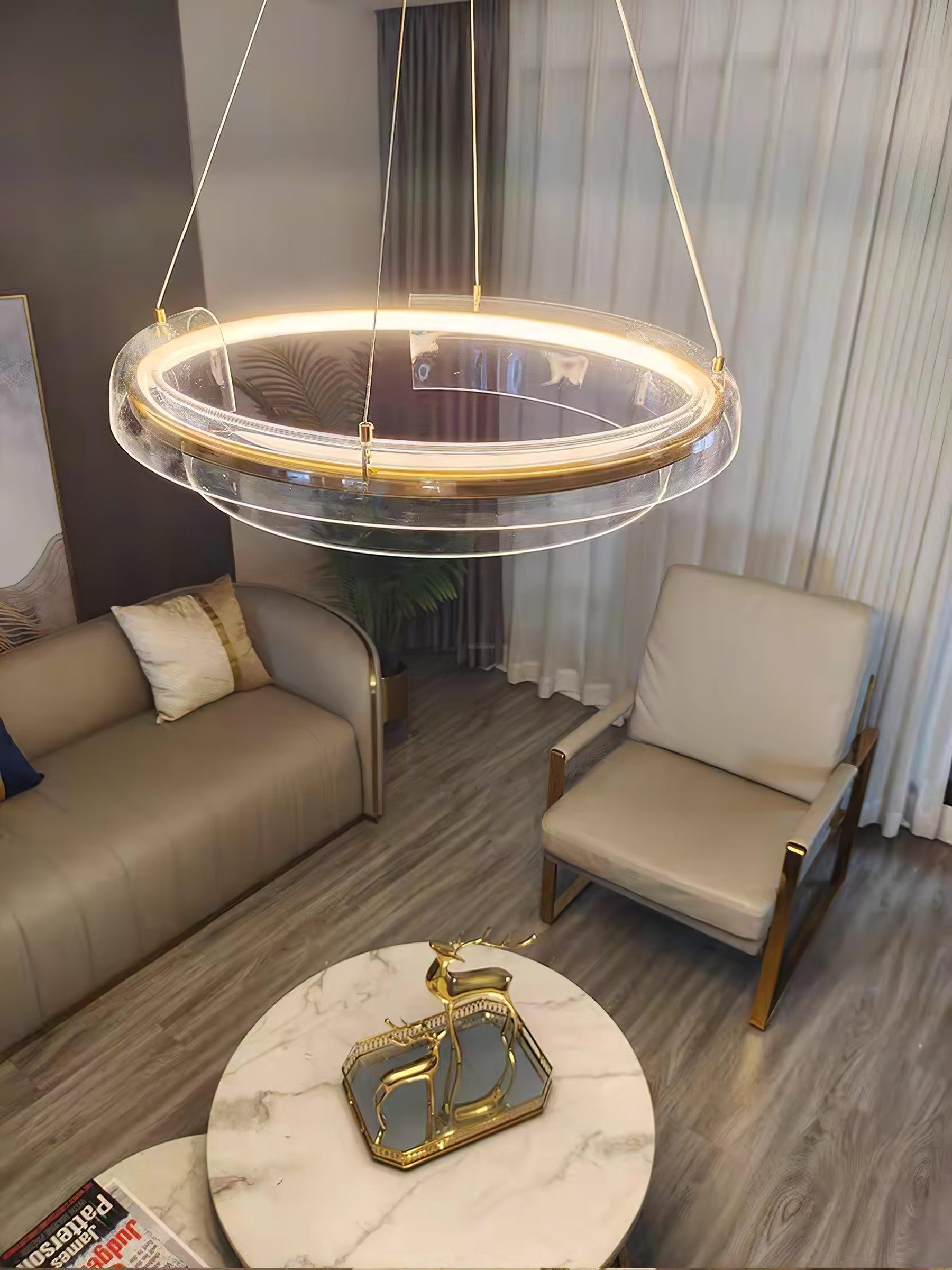 Solstice LED Chandelier ∅ 23.6″-Sylvia Space