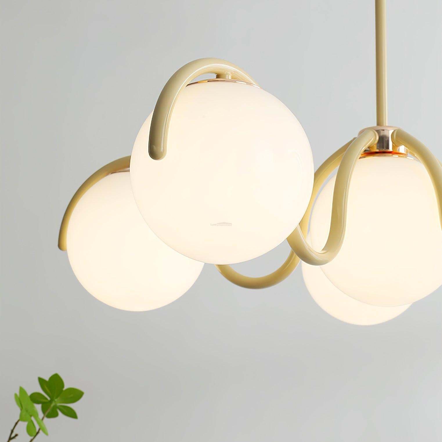 Reedway Curve Linear Chandelier ∅ 27.2″-Sylvia Space