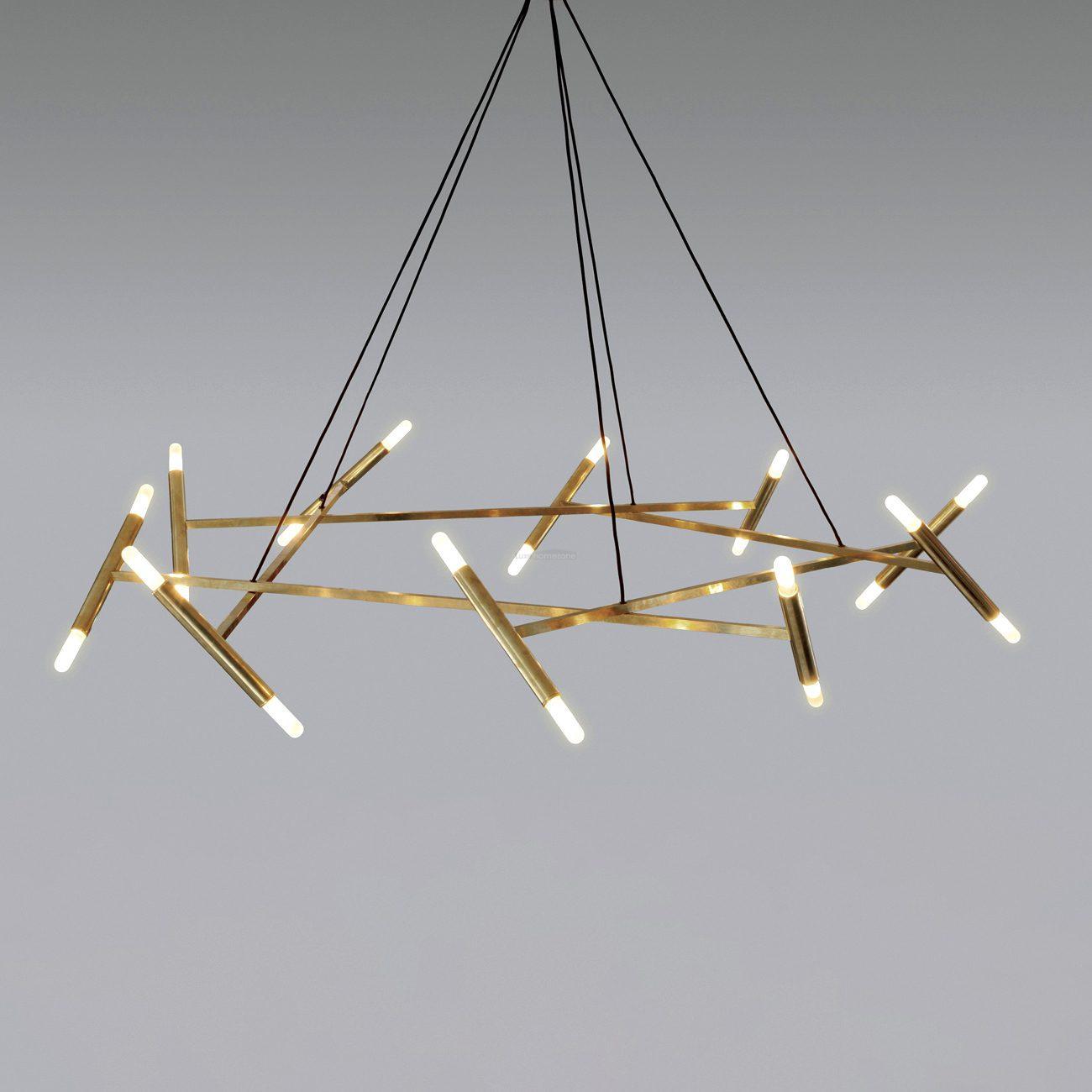 Le Diamant Chandelier with 20 heads-Sylvia Space