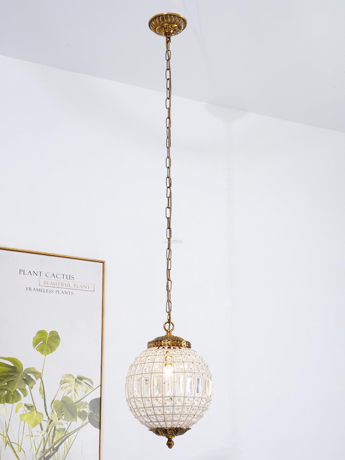 Traditional Globe Chandelier-Sylvia Space