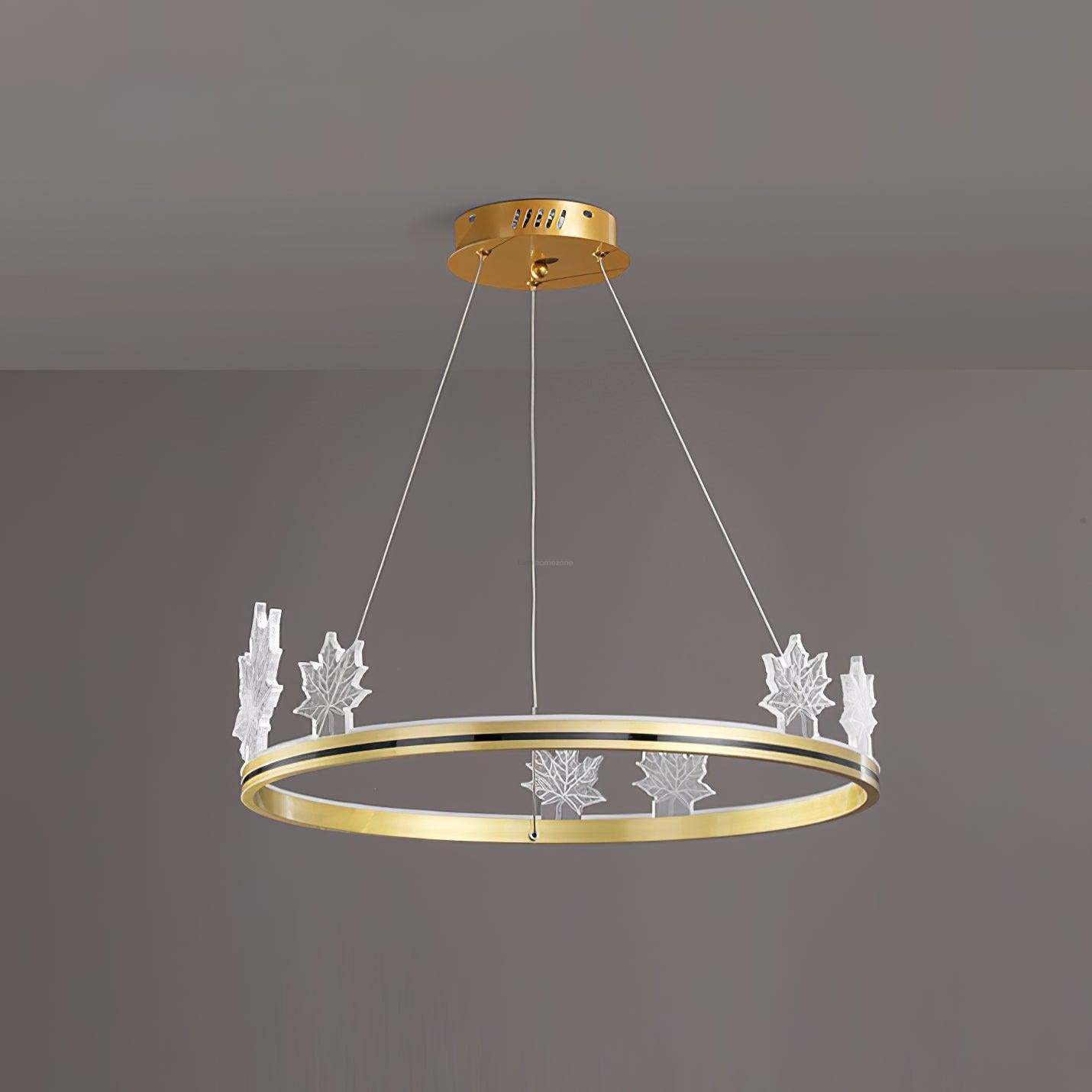 Ion Leaf Ring Chandelier-Sylvia Space