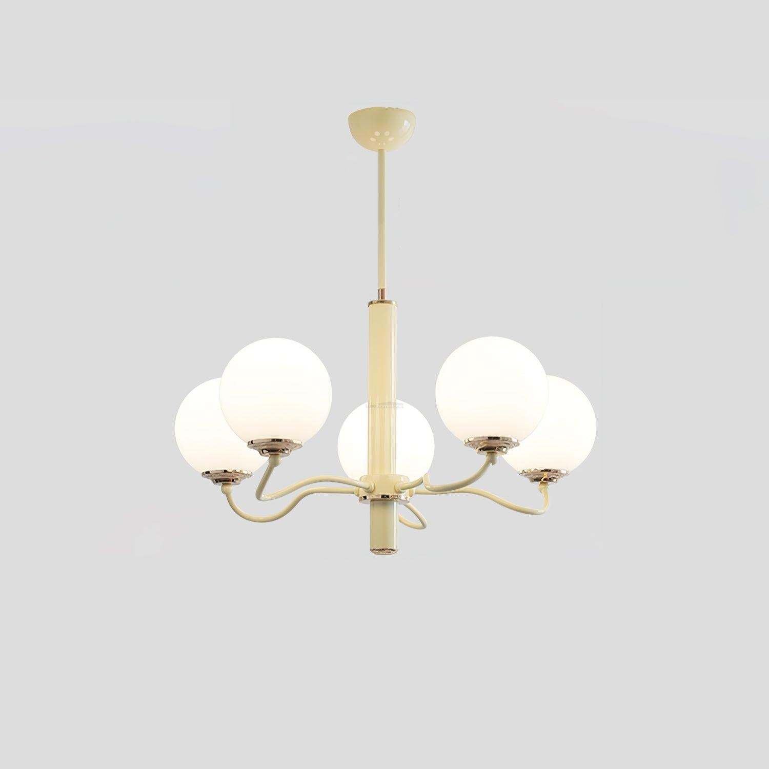 Radiant Globe Chandelier with 3/6/8 heads-Sylvia Space