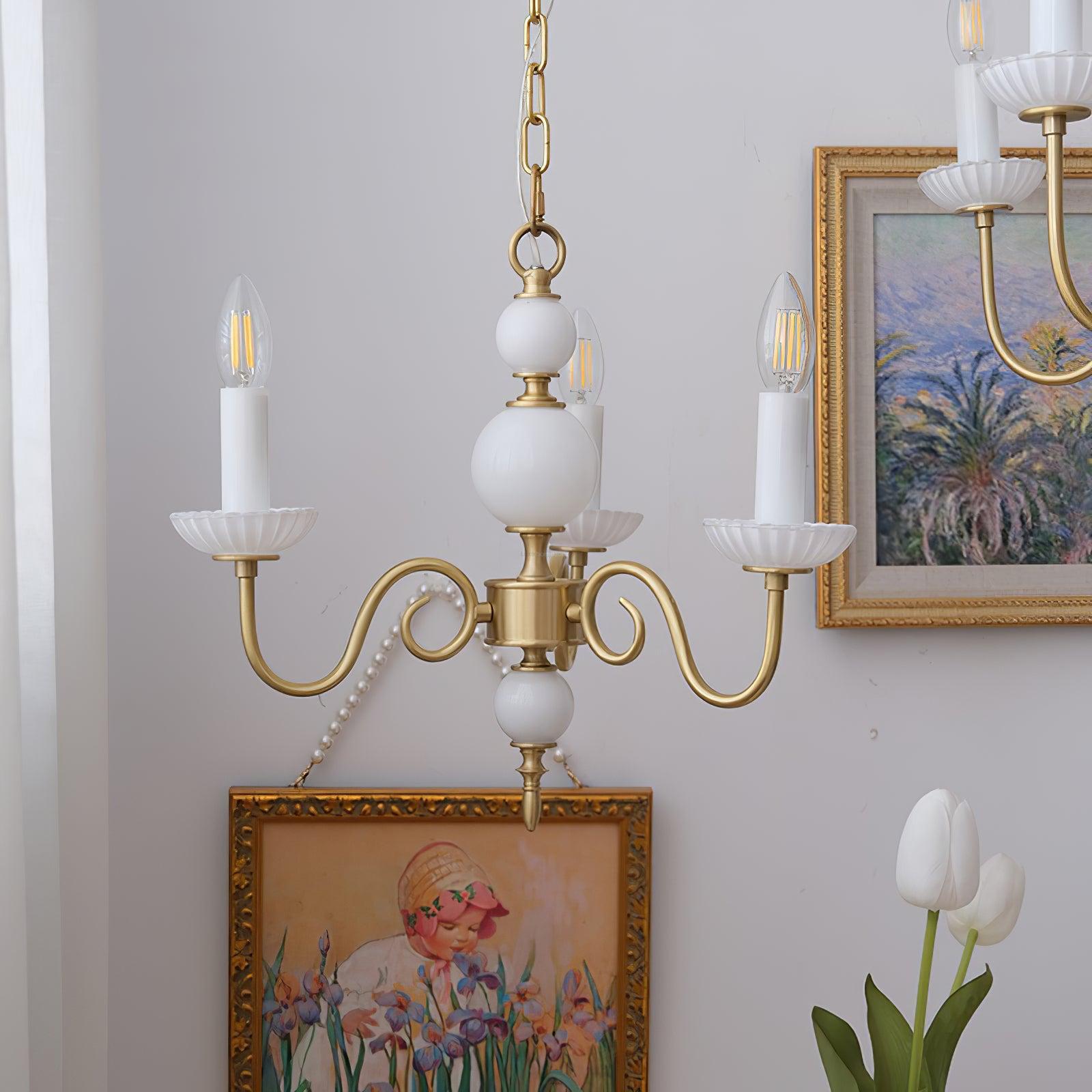 Carlita Chandelier with 3/5 heads-Sylvia Space