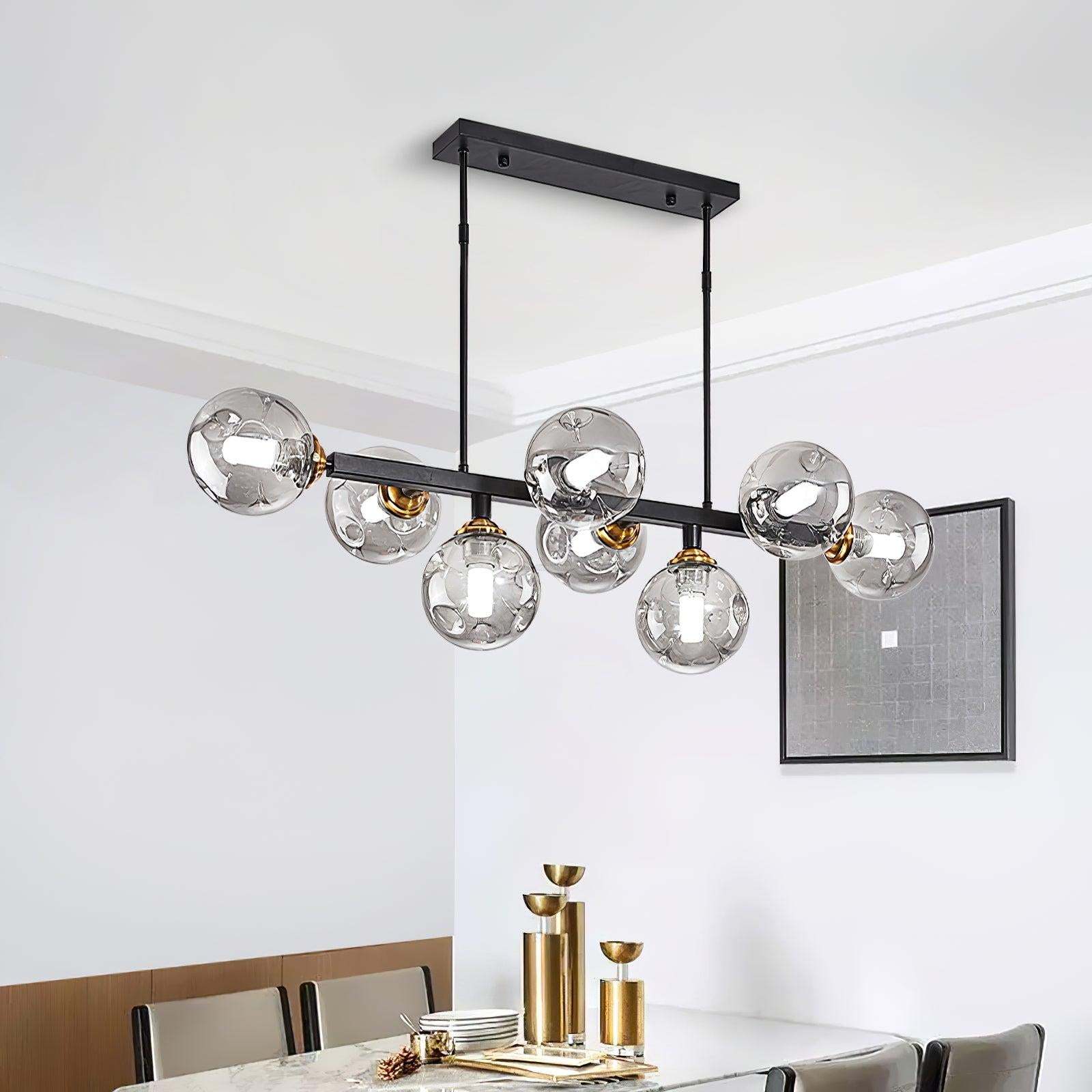 Primas Glass Linear Chandelier-Sylvia Space
