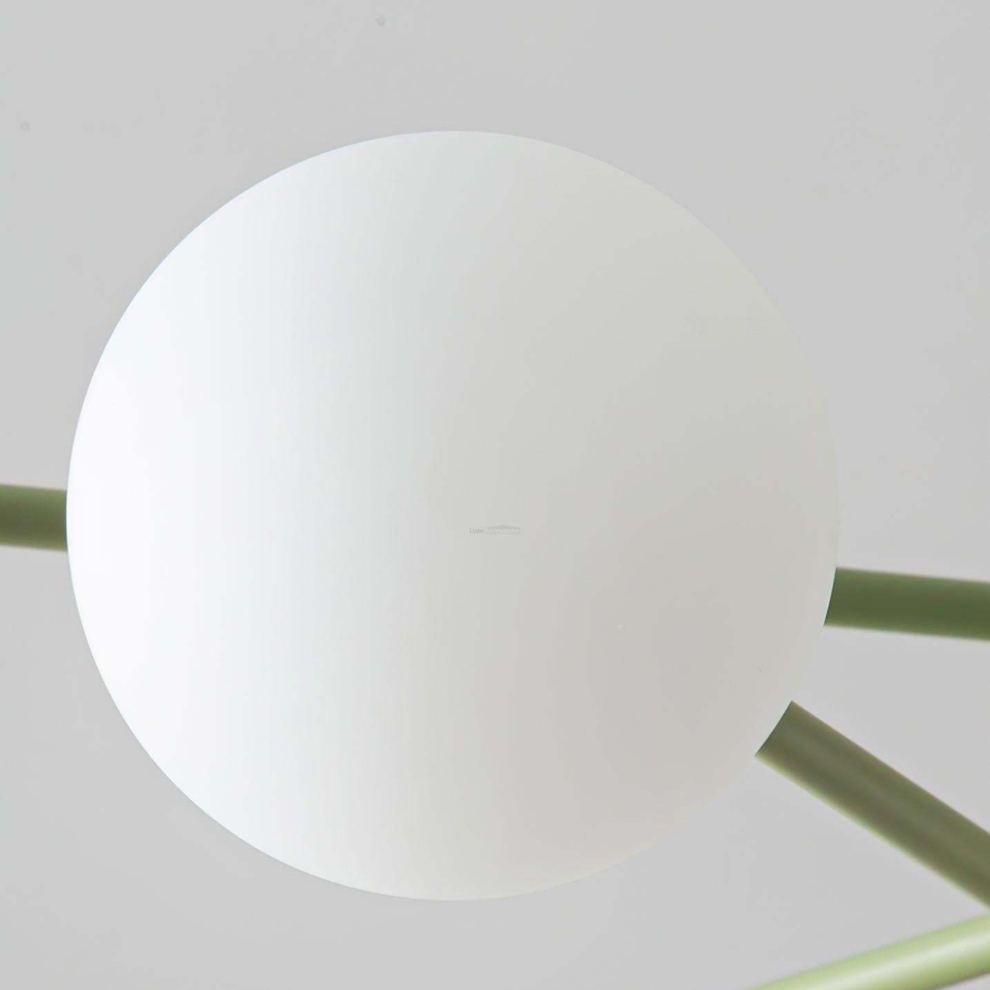 Orbi Green Chandelier with 4/6/8 heads-Sylvia Space