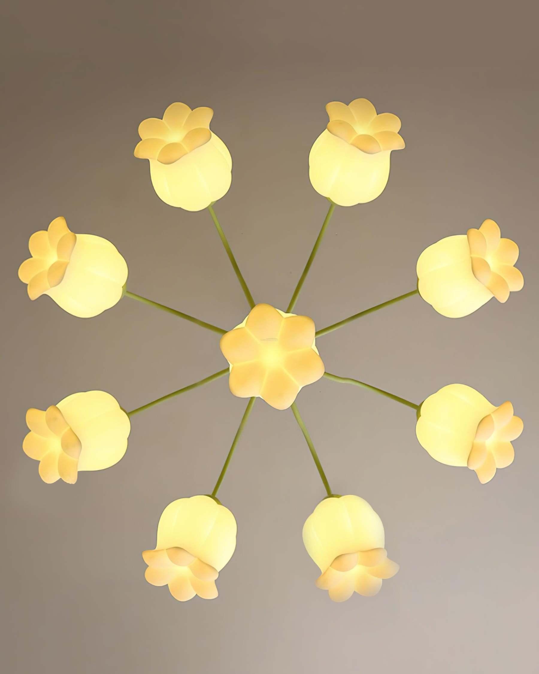 Lilium Cluster Chandelier with 3+1/5+1/6+1/8+1 heads-Sylvia Space