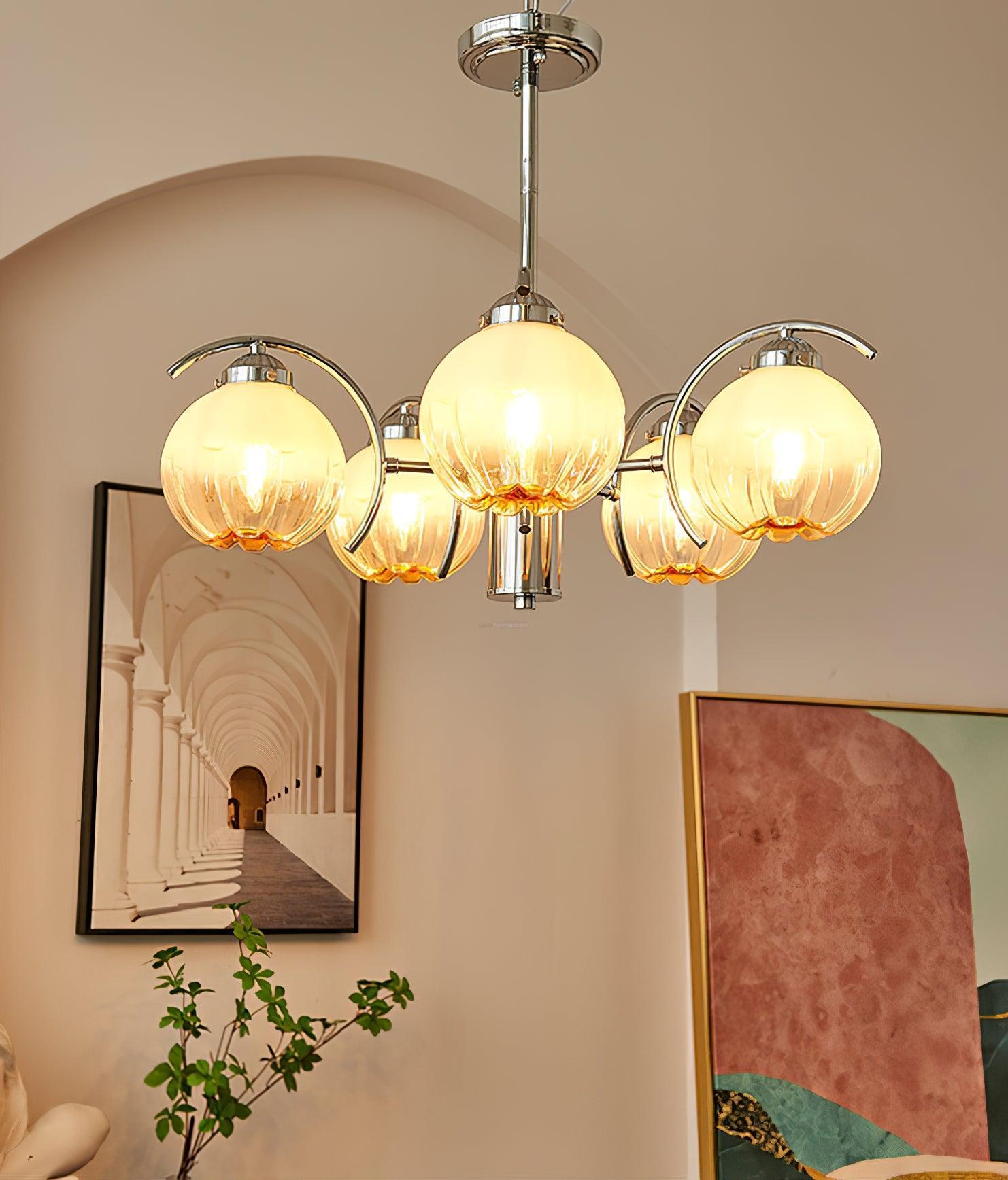 Litchford 5Lt Chandelier Φ 17.3″-Sylvia Space