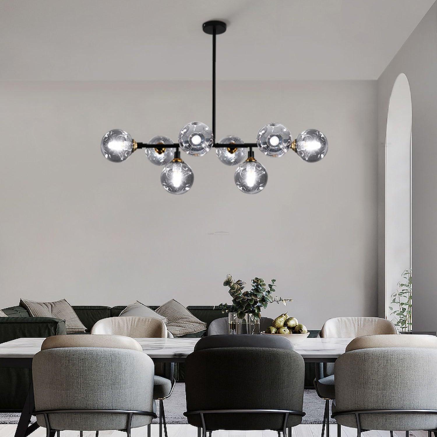 Primas Glass Linear Chandelier-Sylvia Space