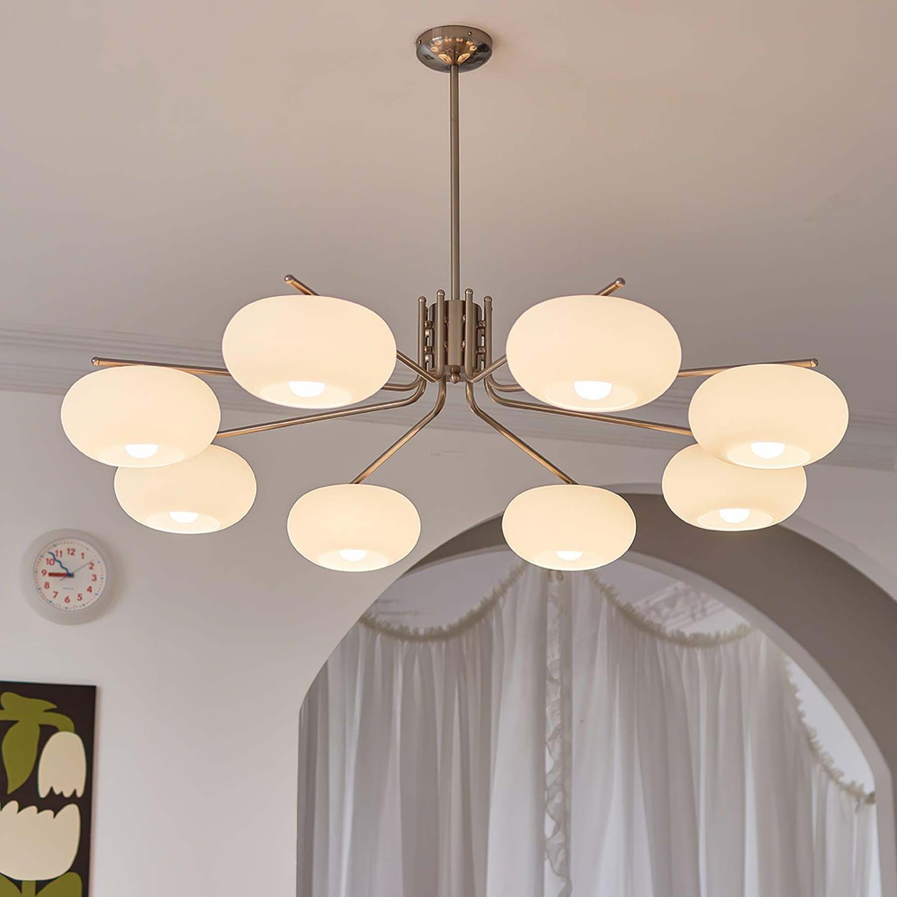 Barndon Round Chandelier-Sylvia Space