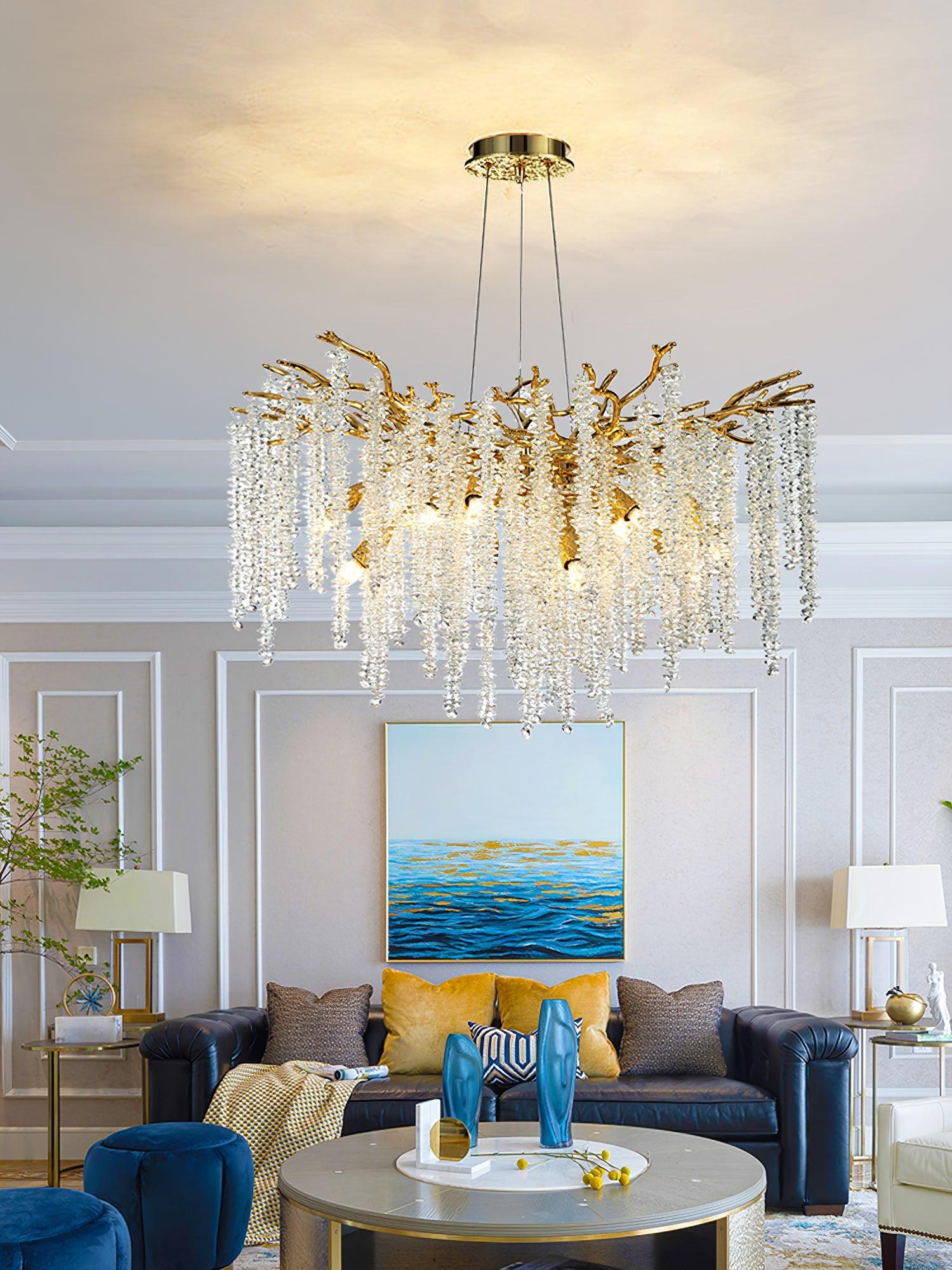 Albero Crystal Chandelier with 8/10/14 heads-Sylvia Space