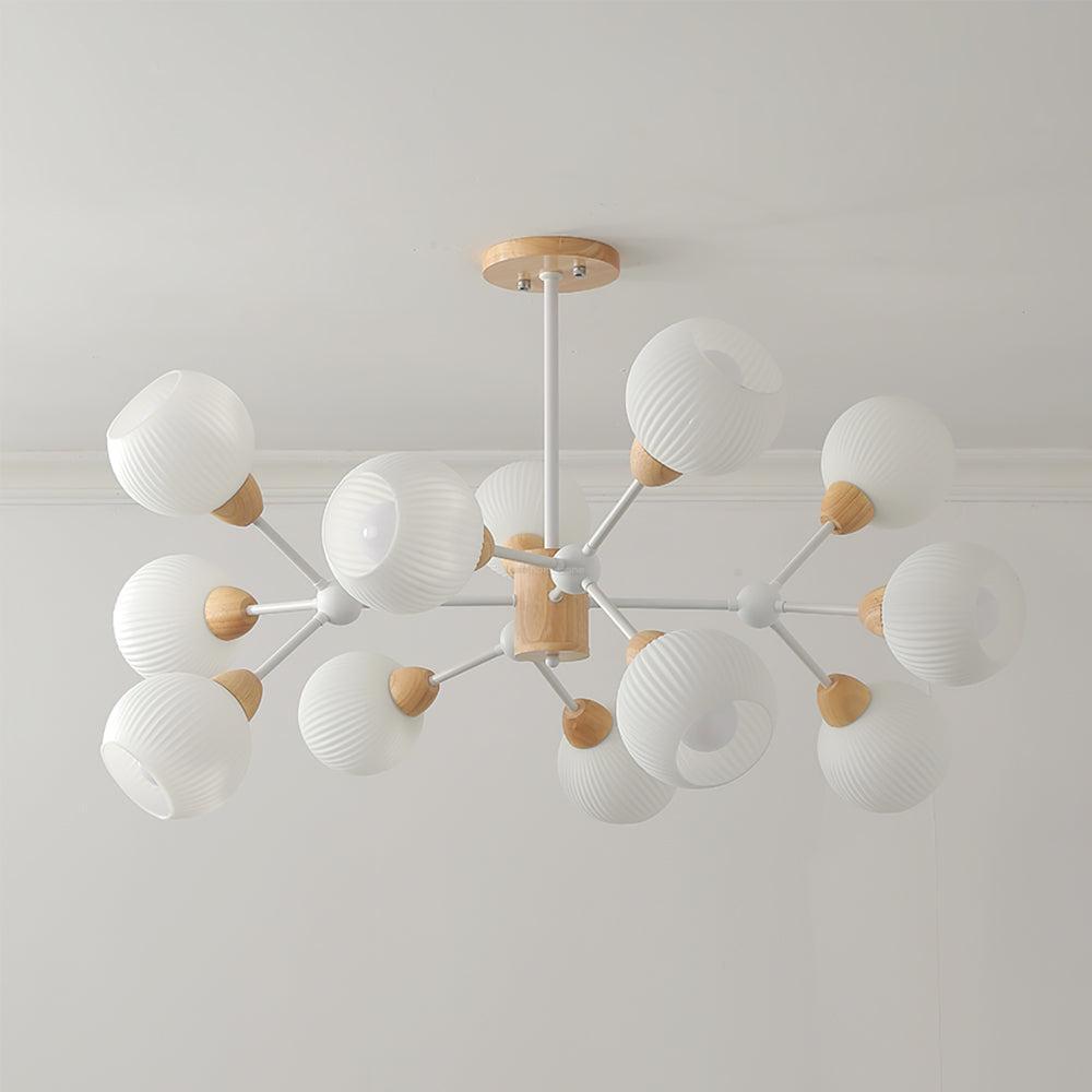 Shpehp Wood Chandelier with 6/9/12 heads-Sylvia Space