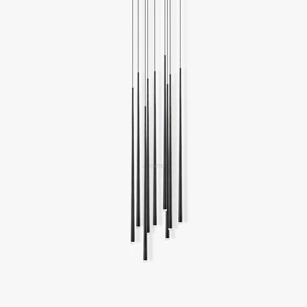 Slender Cone Round/Linear Chandelier-Sylvia Space