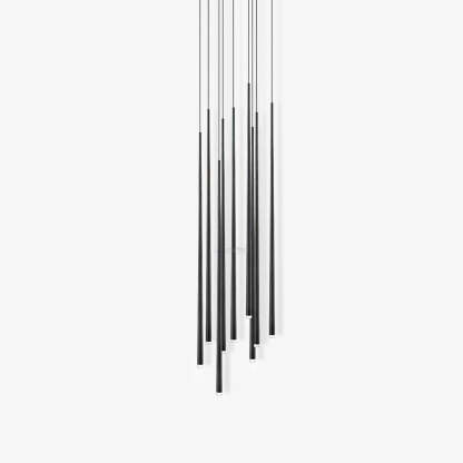 Slender Cone Round/Linear Chandelier-Sylvia Space