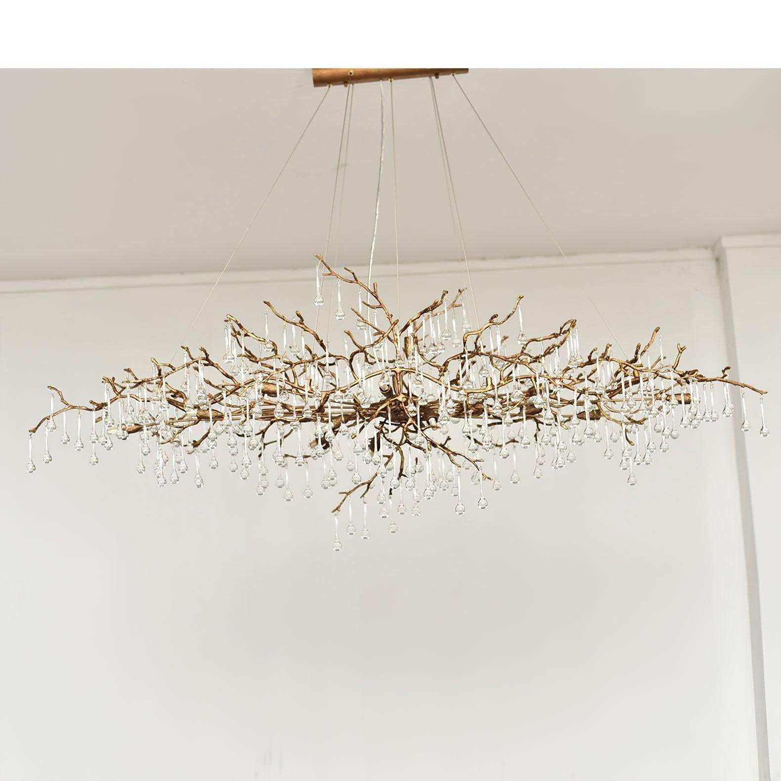 Bijou Tear Drop Style Chandelier-Sylvia Space