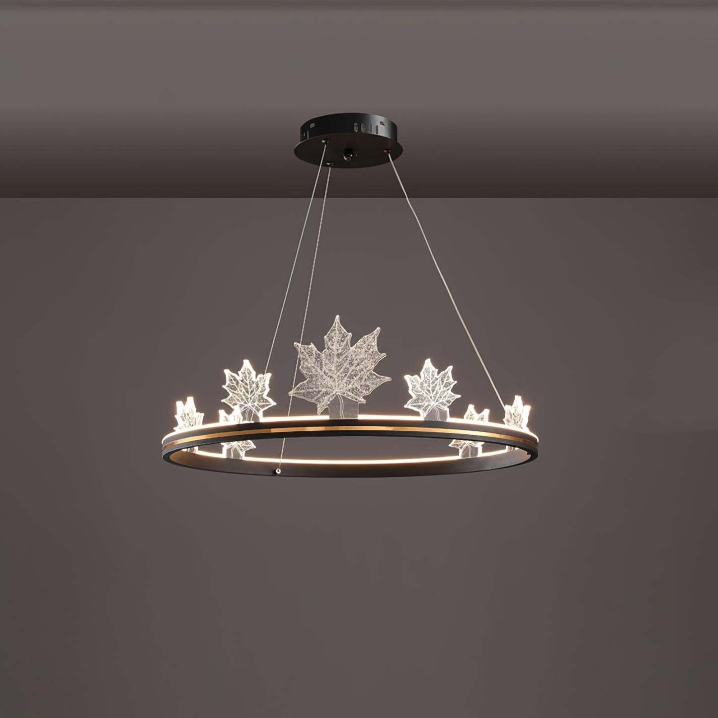Ion Leaf Ring Chandelier-Sylvia Space